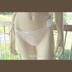 Aerie Bikini Bottom, Lace,  Ivory, M, NWT ✔️
